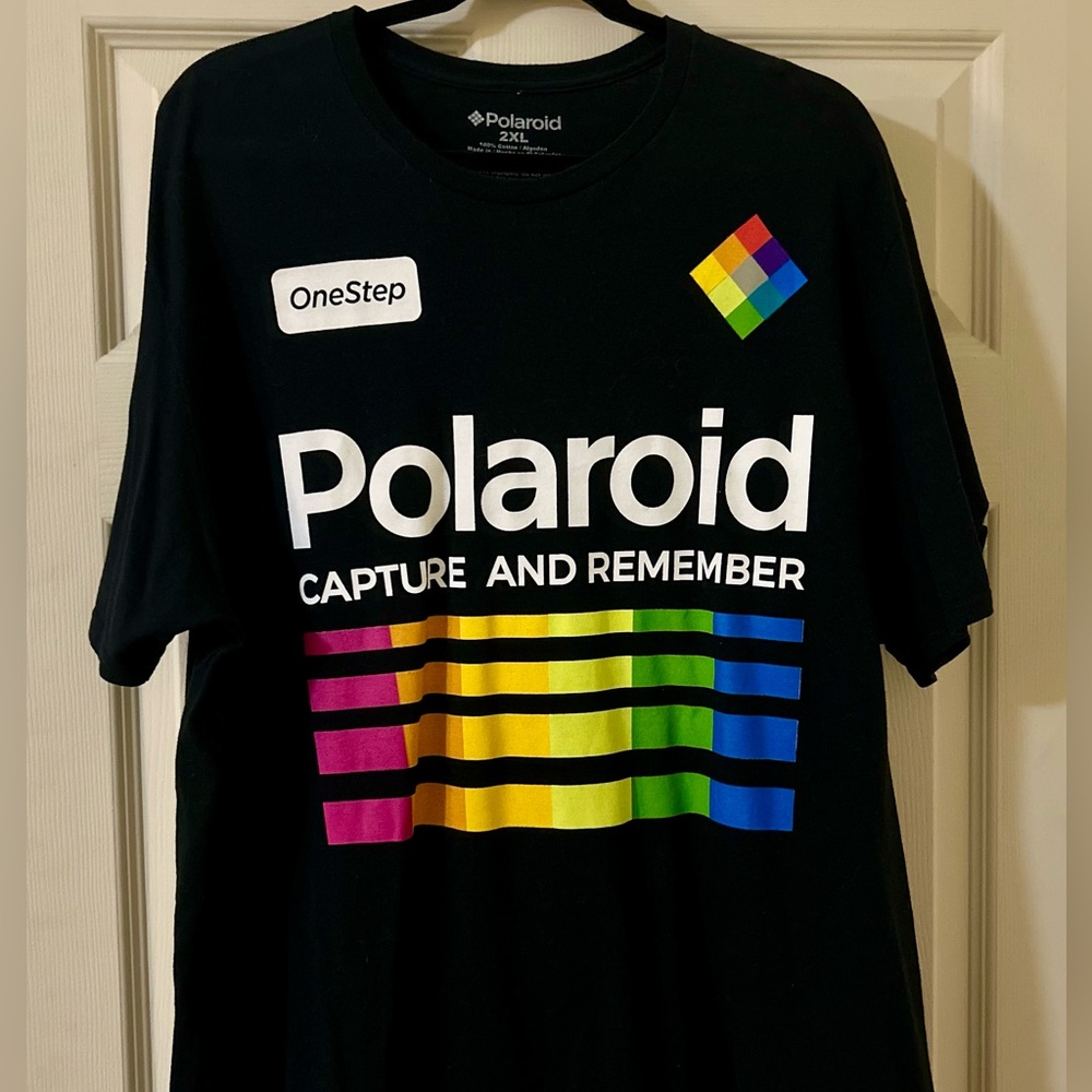 3/$15 VINTAGE POLAROID GRAPHIC TEE PHOTOGRAPHY NOSTALGIA 80S 90S